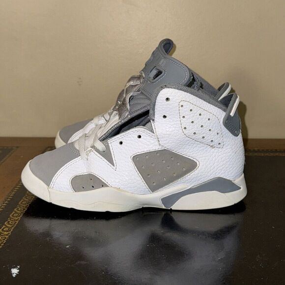 Nike Air Jordan 6 Retro Cool Grey DV3605-100 Ps Preschool Boys Kids Size 12C - Picture 3 of 5